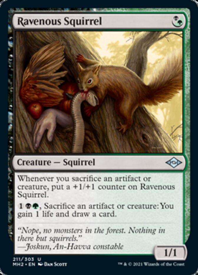 Ravenous Squirrel [Modern Horizons 2] | Cards and Coasters CA