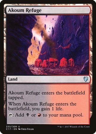 Akoum Refuge [Commander 2017] | Cards and Coasters CA