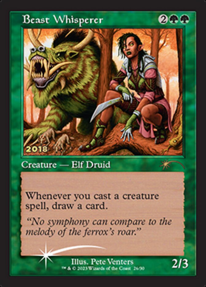 Beast Whisperer [30th Anniversary Promos] | Cards and Coasters CA