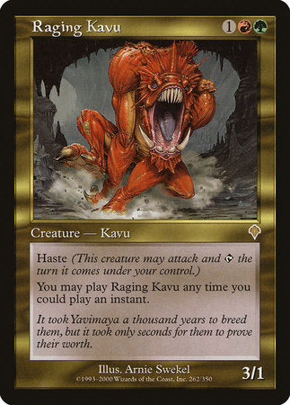 Raging Kavu [Invasion] | Cards and Coasters CA