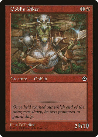 Goblin Piker [Portal Second Age] | Cards and Coasters CA