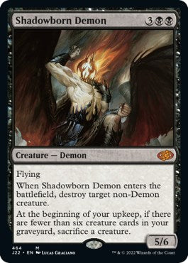 Shadowborn Demon [Jumpstart 2022] | Cards and Coasters CA
