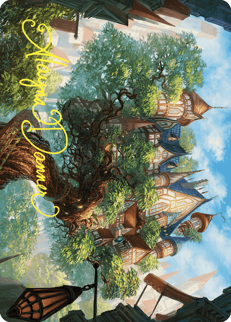 Edgewall Inn Art Card (Gold-Stamped Signature) [Wilds of Eldraine Art Series] | Cards and Coasters CA