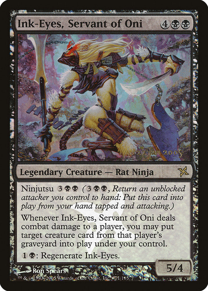 Ink-Eyes, Servant of Oni [Betrayers of Kamigawa Promos] | Cards and Coasters CA