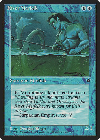 River Merfolk [Fallen Empires] | Cards and Coasters CA