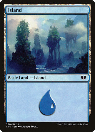 Island (330) [Commander 2015] | Cards and Coasters CA