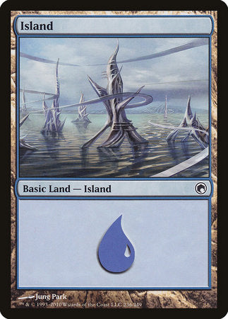 Island (236) [Scars of Mirrodin] | Cards and Coasters CA