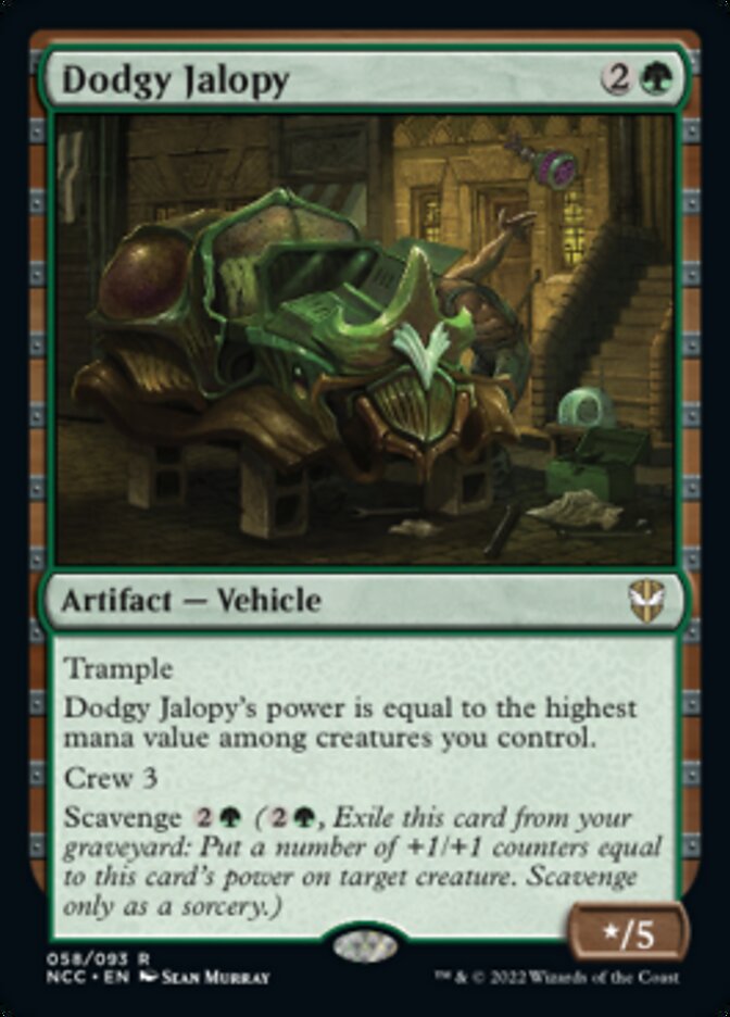 Dodgy Jalopy [Streets of New Capenna Commander] | Cards and Coasters CA