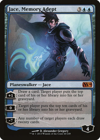 Jace, Memory Adept [Magic 2014] | Cards and Coasters CA