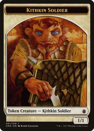 Kithkin Soldier Token (001) [Commander Anthology Tokens] | Cards and Coasters CA