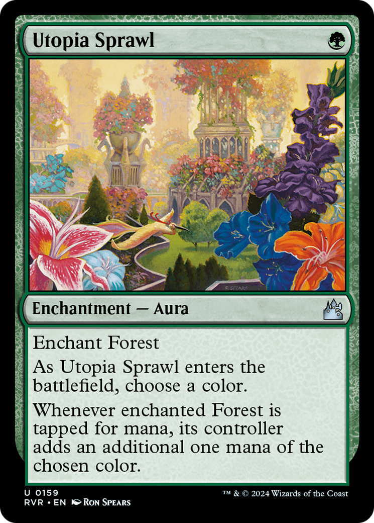 Utopia Sprawl [Ravnica Remastered] | Cards and Coasters CA