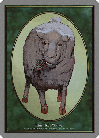 Sheep Token [Unglued Tokens] | Cards and Coasters CA