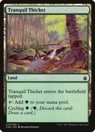 Tranquil Thicket [Commander Anthology] | Cards and Coasters CA