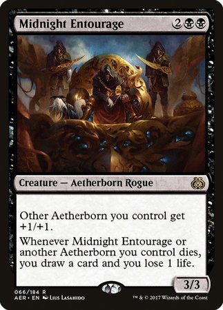 Midnight Entourage [Aether Revolt] | Cards and Coasters CA