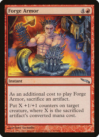 Forge Armor [Mirrodin] | Cards and Coasters CA