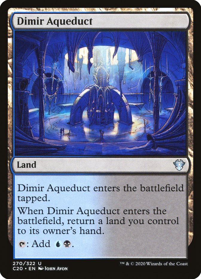 Dimir Aqueduct [Commander 2020] | Cards and Coasters CA