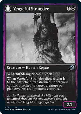 Vengeful Strangler // Strangling Grasp [Innistrad: Double Feature] | Cards and Coasters CA