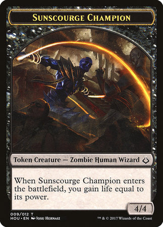 Sunscourge Champion Token [Hour of Devastation Tokens] | Cards and Coasters CA