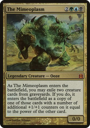 The Mimeoplasm (Oversized) [Commander 2011 Oversized] | Cards and Coasters CA