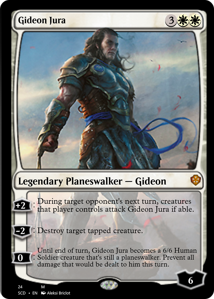 Gideon Jura [Starter Commander Decks] | Cards and Coasters CA