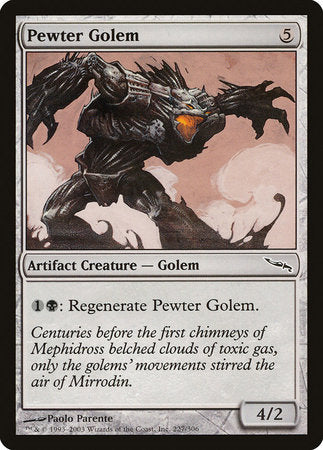 Pewter Golem [Mirrodin] | Cards and Coasters CA