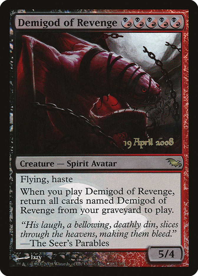 Demigod of Revenge [Shadowmoor Promos] | Cards and Coasters CA
