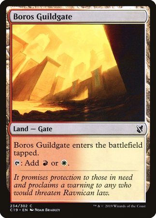 Boros Guildgate [Commander 2019] | Cards and Coasters CA