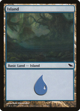 Island (289) [Shadowmoor] | Cards and Coasters CA