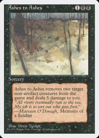 Ashes to Ashes [Fourth Edition] | Cards and Coasters CA