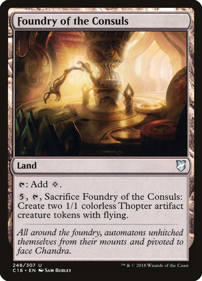 Foundry of the Consuls [Commander 2018] | Cards and Coasters CA