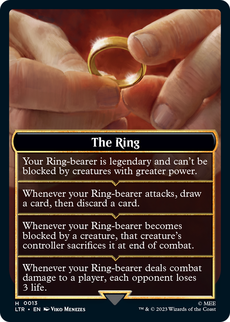 The Ring [The Lord of the Rings: Tales of Middle-Earth Tokens] | Cards and Coasters CA