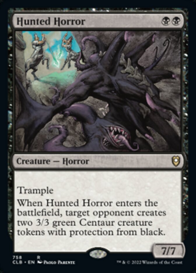 Hunted Horror [Commander Legends: Battle for Baldur's Gate] | Cards and Coasters CA