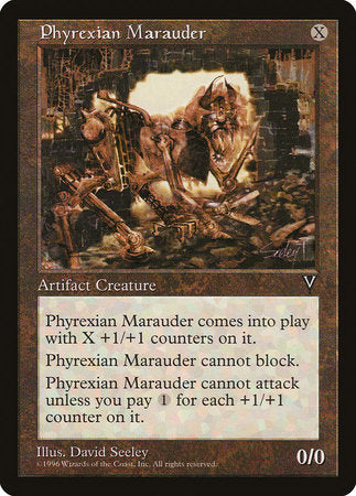 Phyrexian Marauder [Visions] | Cards and Coasters CA