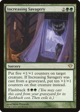 Increasing Savagery [Dark Ascension] | Cards and Coasters CA