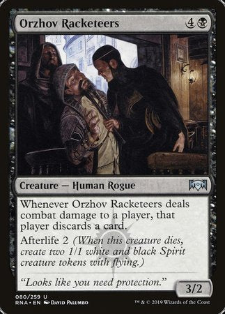 Orzhov Racketeers [Ravnica Allegiance] | Cards and Coasters CA