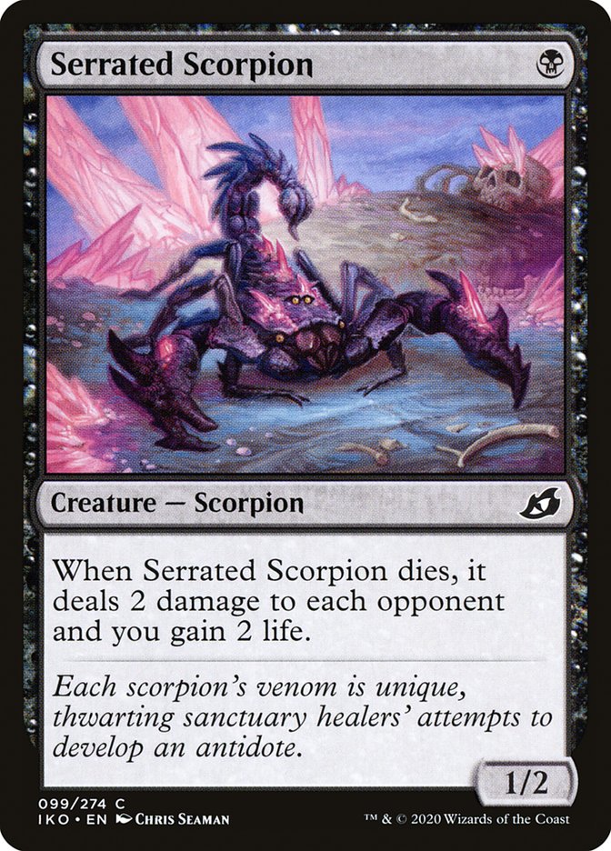 Serrated Scorpion [Ikoria: Lair of Behemoths] | Cards and Coasters CA