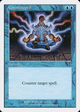 Counterspell [Seventh Edition] | Cards and Coasters CA