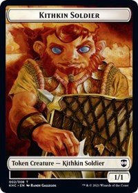 Kithkin Soldier // Pegasus Double-sided Token [Kaldheim Commander Tokens] | Cards and Coasters CA