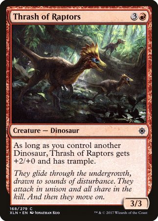 Thrash of Raptors [Ixalan] | Cards and Coasters CA