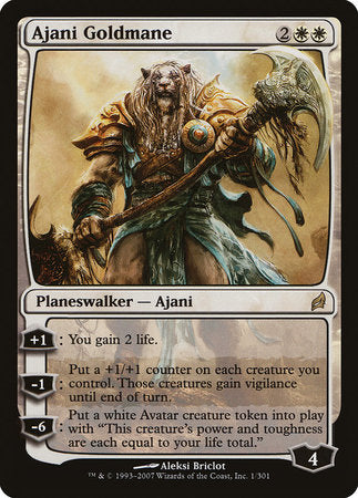 Ajani Goldmane [Lorwyn] | Cards and Coasters CA