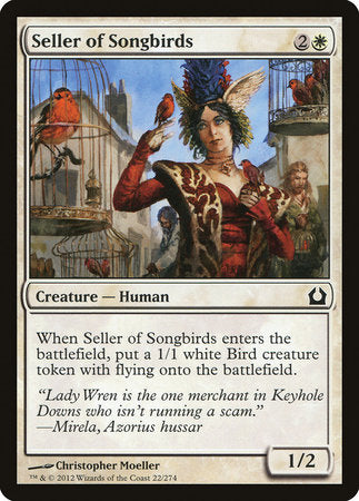 Seller of Songbirds [Return to Ravnica] | Cards and Coasters CA