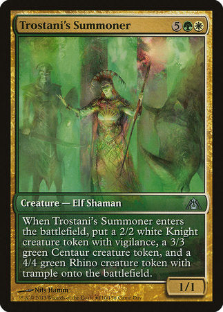 Trostani's Summoner [Dragon's Maze Promos] | Cards and Coasters CA