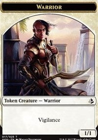 Warrior // Labyrinth Guardian Token [Amonkhet Tokens] | Cards and Coasters CA