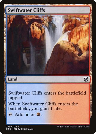 Swiftwater Cliffs [Commander 2019] | Cards and Coasters CA