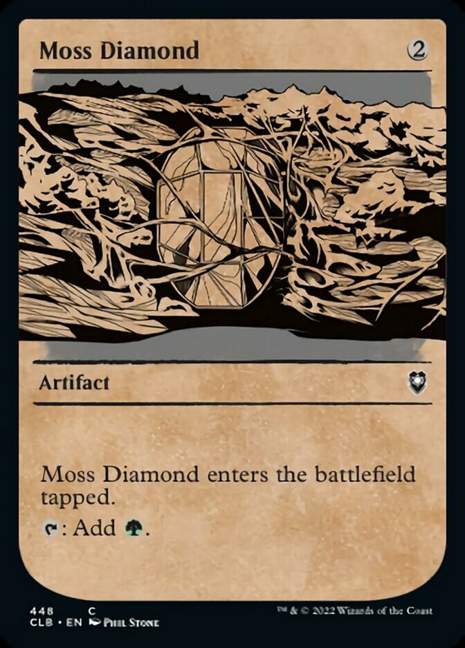 Moss Diamond (Showcase) [Commander Legends: Battle for Baldur's Gate] | Cards and Coasters CA