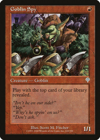 Goblin Spy [Invasion] | Cards and Coasters CA