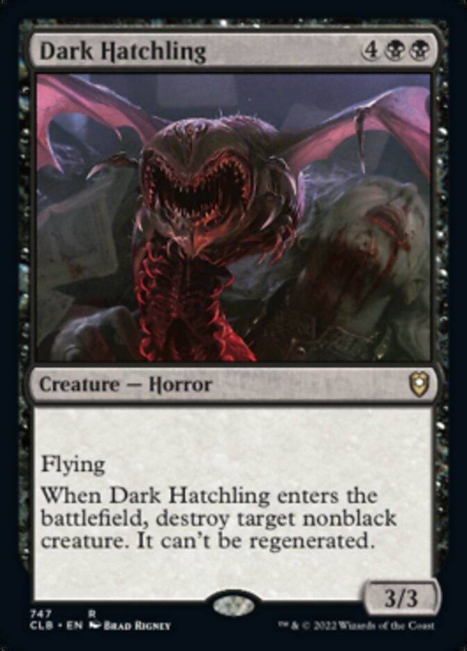 Dark Hatchling [Commander Legends: Battle for Baldur's Gate] | Cards and Coasters CA