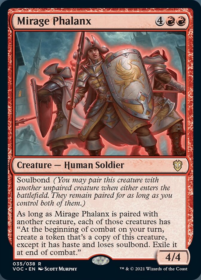 Mirage Phalanx [Innistrad: Crimson Vow Commander] | Cards and Coasters CA