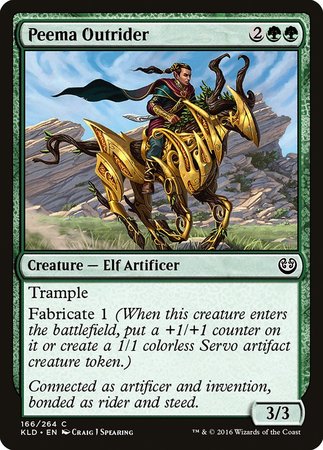 Peema Outrider [Kaladesh] | Cards and Coasters CA