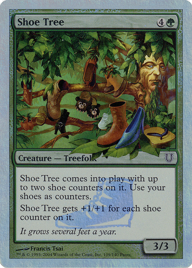 Shoe Tree (Alternate Foil) [Unhinged] | Cards and Coasters CA